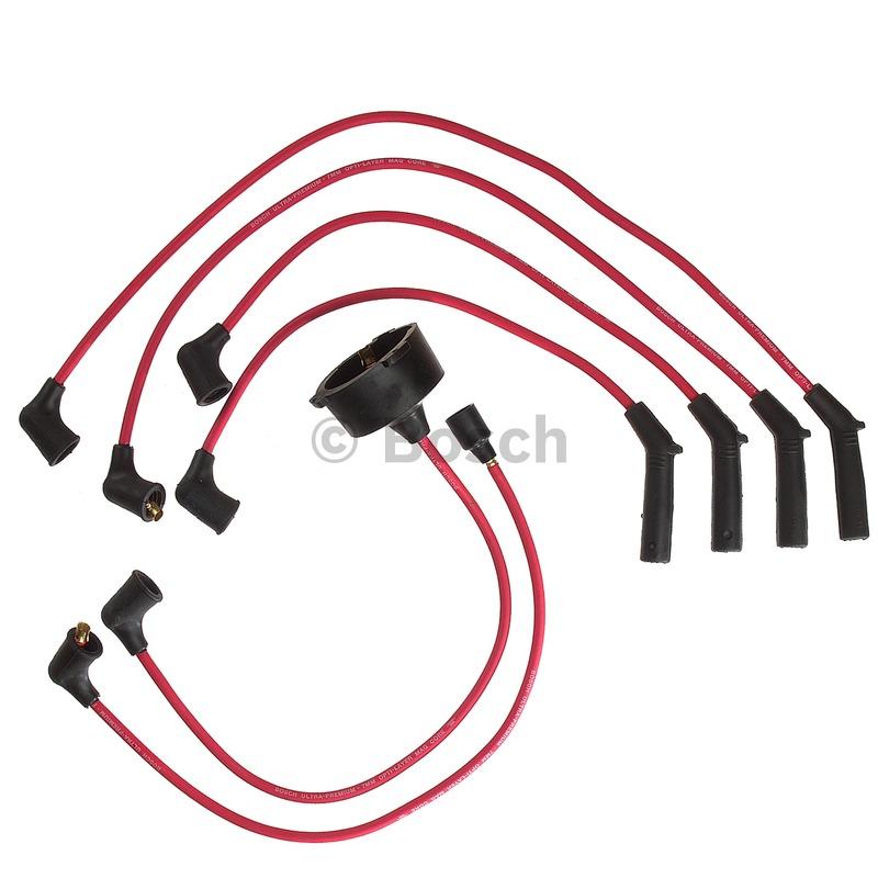 1986 Honda Prelude Spark Plug Wire Set Bosch 09392 image 1 of 1