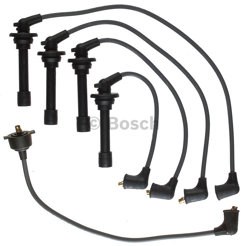 1988 Honda Prelude Spark Plug Wire Set Bosch 09396 image 1 of 1