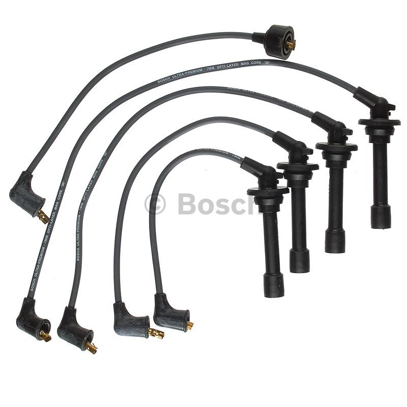 1990 Honda Prelude Spark Plug Wire Set Bosch 09417 image 1 of 1