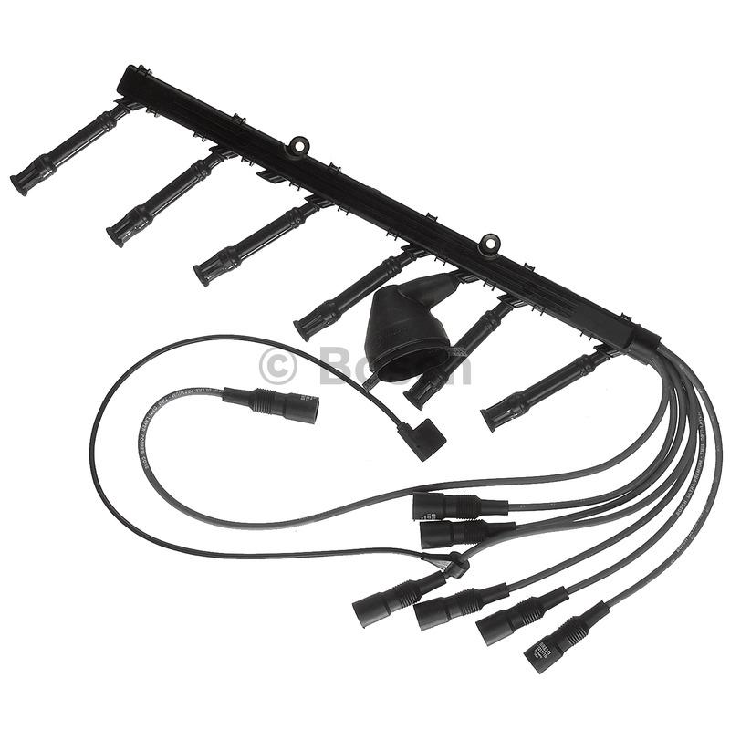 1989 BMW 525i Spark Plug Wire Set Bosch 09509 image 1 of 1