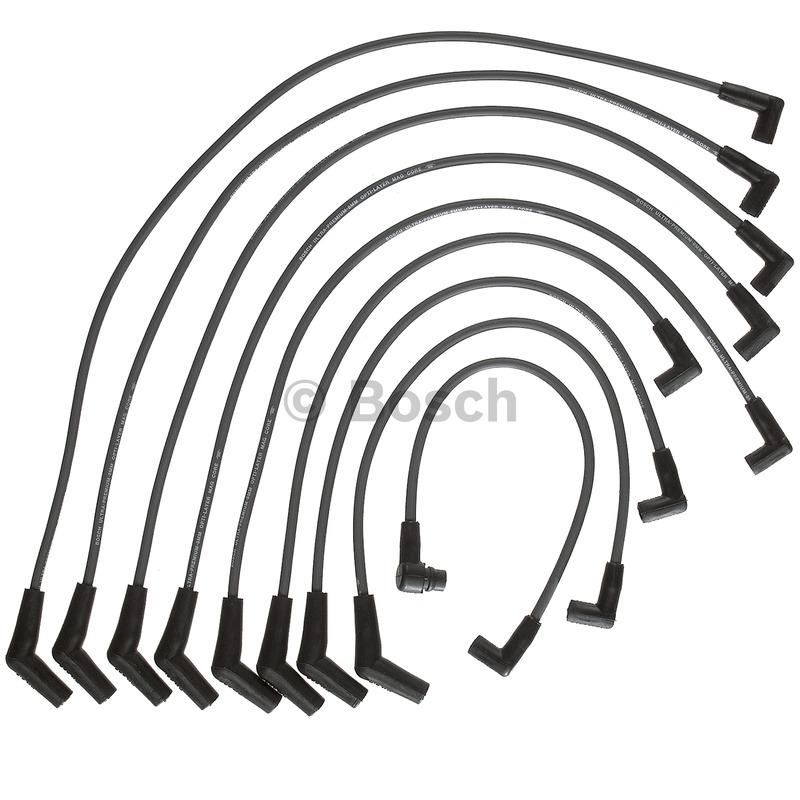 1990 Ford E-250 Econoline Club Wagon Spark Plug Wire Set Bosch 09638 image 1 of 1