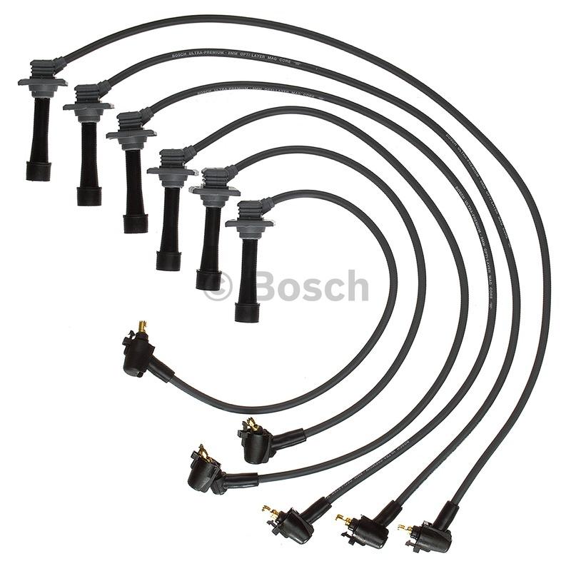 1992 Ford Taurus Spark Plug Wire Set Bosch 09710 image 1 of 1