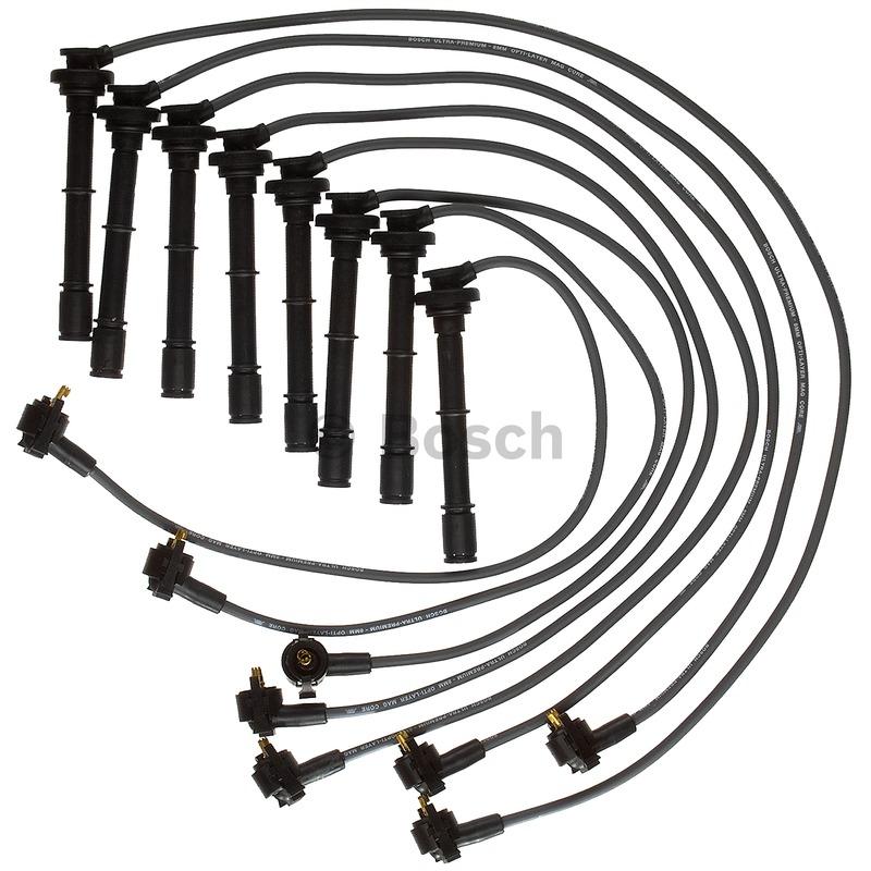 1996 Ford Mustang Spark Plug Wire Set Bosch 09747 image 1 of 1