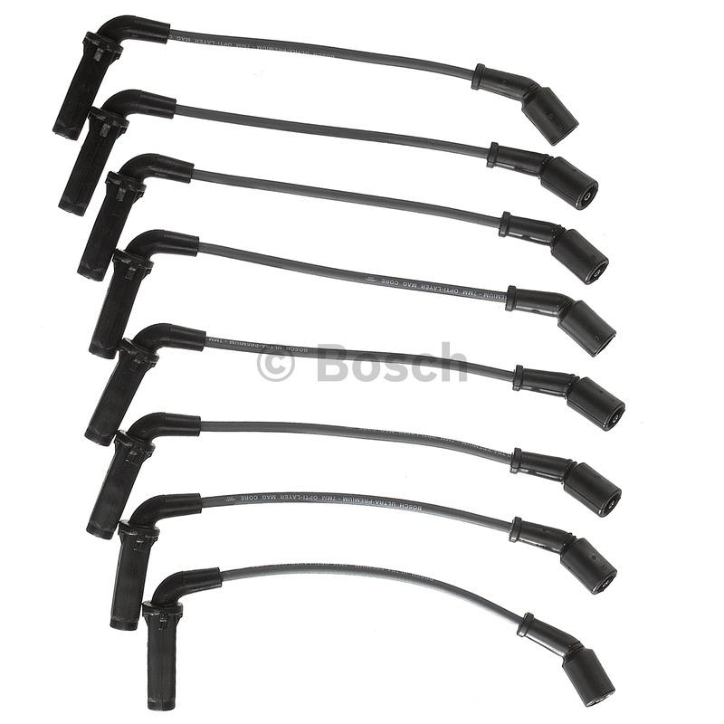 2003 Chevrolet Avalanche 2500 Spark Plug Wire Set Bosch 09766 image 1 of 1