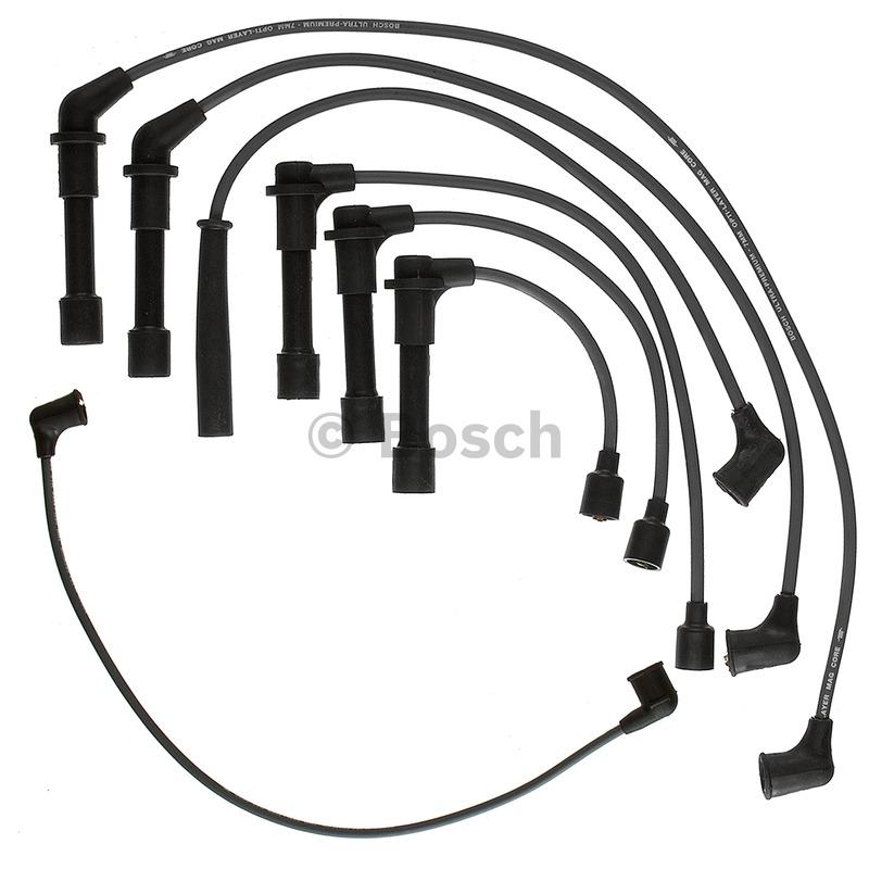 1989 Nissan 300ZX Spark Plug Wire Set Bosch 09809 image 1 of 1