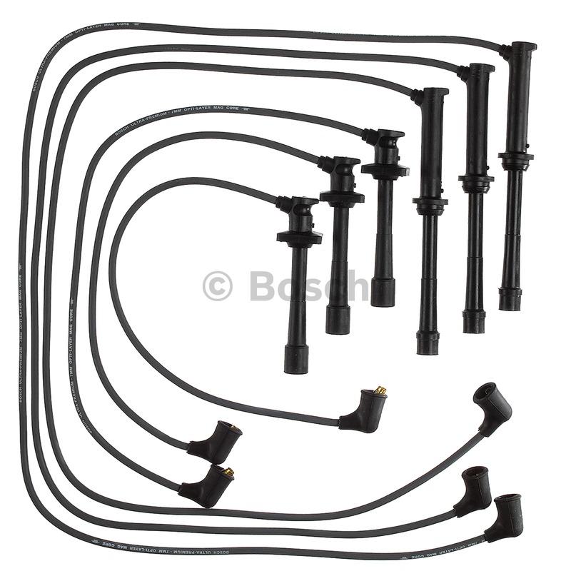 1995 Ford Probe Spark Plug Wire Set Bosch 09824 image 1 of 1