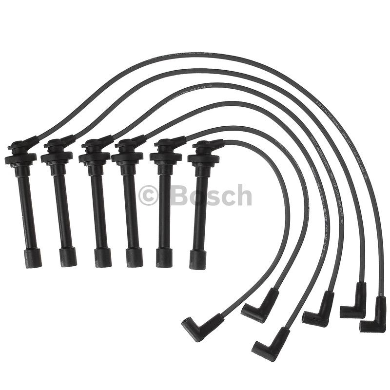1993 Isuzu Rodeo Spark Plug Wire Set Bosch 09826 image 1 of 1
