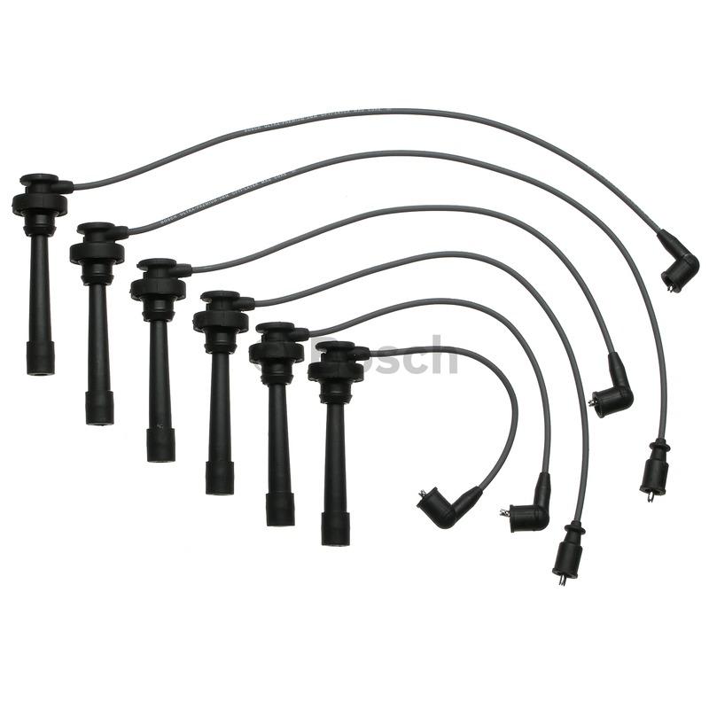 2004 Mitsubishi Montero Sport Spark Plug Wire Set Bosch 09837 image 1 of 1