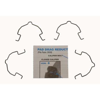 2004 Toyota Solara Disc Brake Pad Drag Reduction Clip