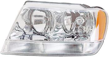 2003 Jeep Grand Cherokee Headlight Assembly Left Dorman 1590316 image 1 of 1