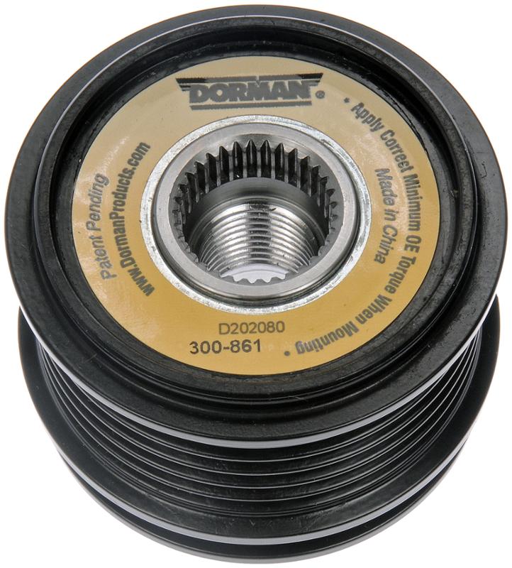 2001 Volkswagen Jetta Alternator Pulley Dorman 300861 image 1 of 2