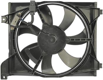 2007 Kia Rio5 A/C Condenser Fan Assembly Dorman 620735 image 3 of 4
