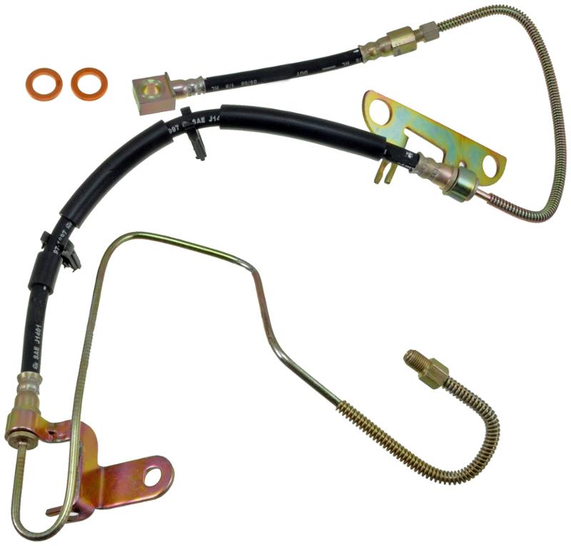 2001 Dodge Grand Caravan Brake Hydraulic Hose Rear Left Inner Dorman H620144 image 1 of 3