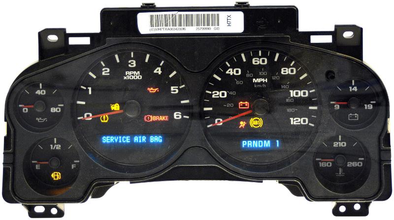 2007 GMC Sierra 2500 HD Instrument Cluster Dorman 599333 image 1 of 1