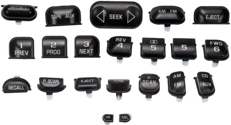 1998 Chevrolet S10 Radio Knob Dorman 76821 image 1 of 3