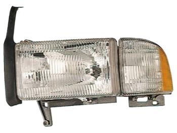 2001 Dodge Ram 2500 Headlight Assembly Left Dorman 1590404 image 1 of 1