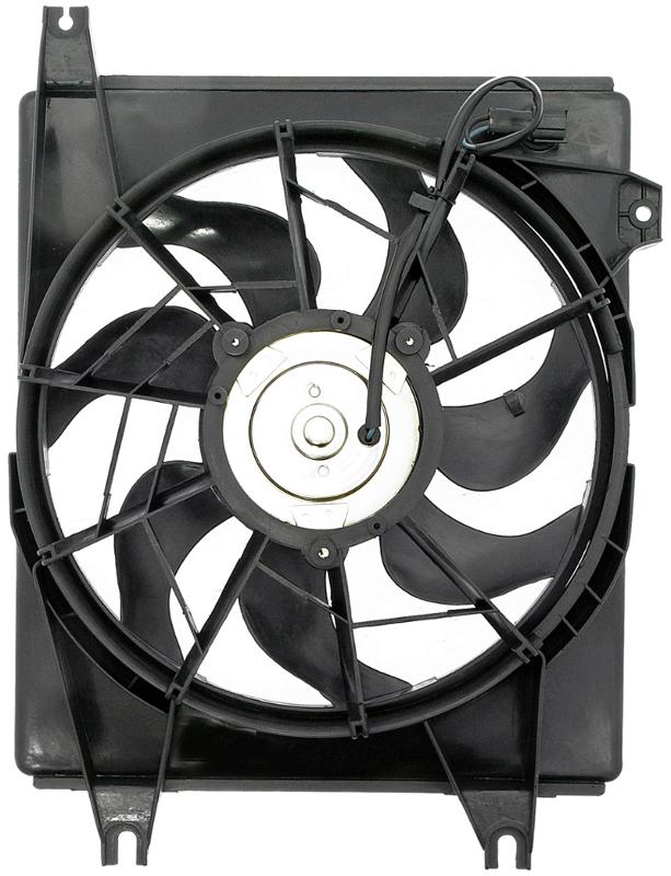 1997 Hyundai Elantra A/C Condenser Fan Assembly Dorman 620721 image 2 of 2