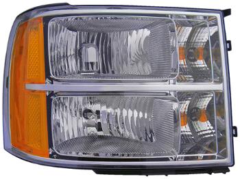 2009 GMC Sierra 1500 Headlight Assembly Right Dorman 1591898 image 1 of 1