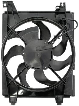 2006 Hyundai Elantra A/C Condenser Fan Assembly Dorman 620813 image 3 of 4