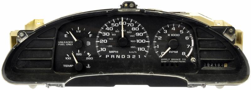 1998 Chevrolet Cavalier Instrument Cluster