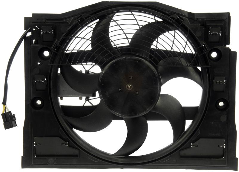 2004 BMW 330Ci A/C Condenser Fan Assembly Dorman 621385 image 3 of 4