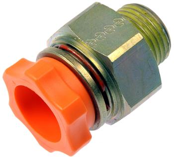 1999 GMC K3500 Engine Oil Cooler Line Connector Dorman 800705 image 3 of 4