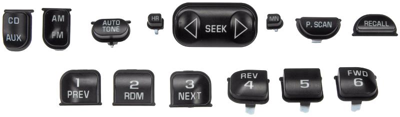 1998 Chevrolet S10 Radio Knob Dorman 76821 image 2 of 3