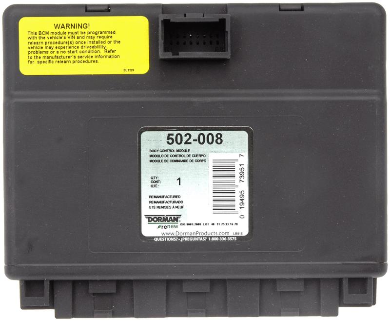 2004 Chevrolet Silverado 1500 Body Control Module Dorman 502008 image 1 of 2