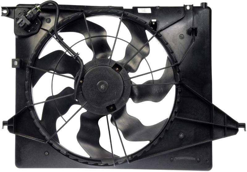 2010 Hyundai Santa Fe Engine Cooling Fan Assembly Dorman 621493 image 3 of 4