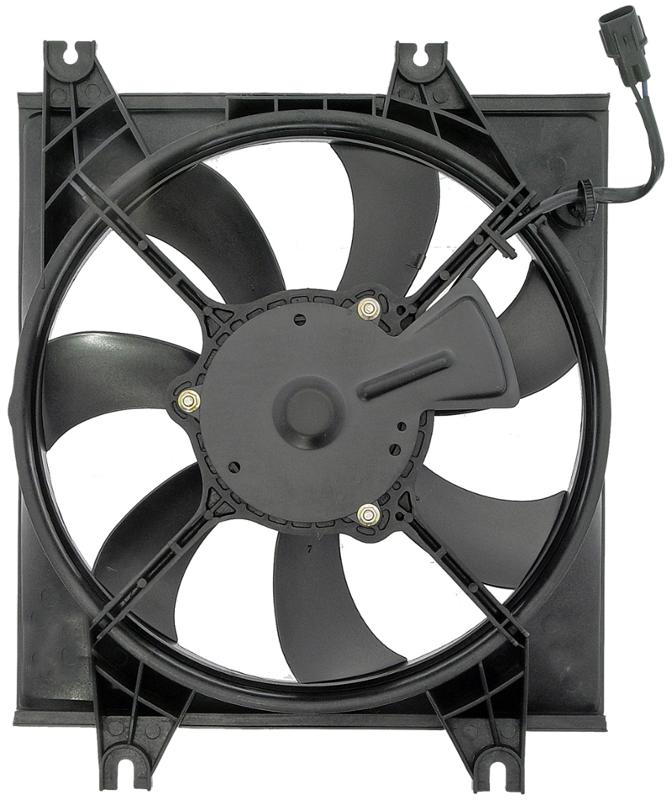 2001 Hyundai Accent A/C Condenser Fan Assembly Dorman 620811 image 3 of 4
