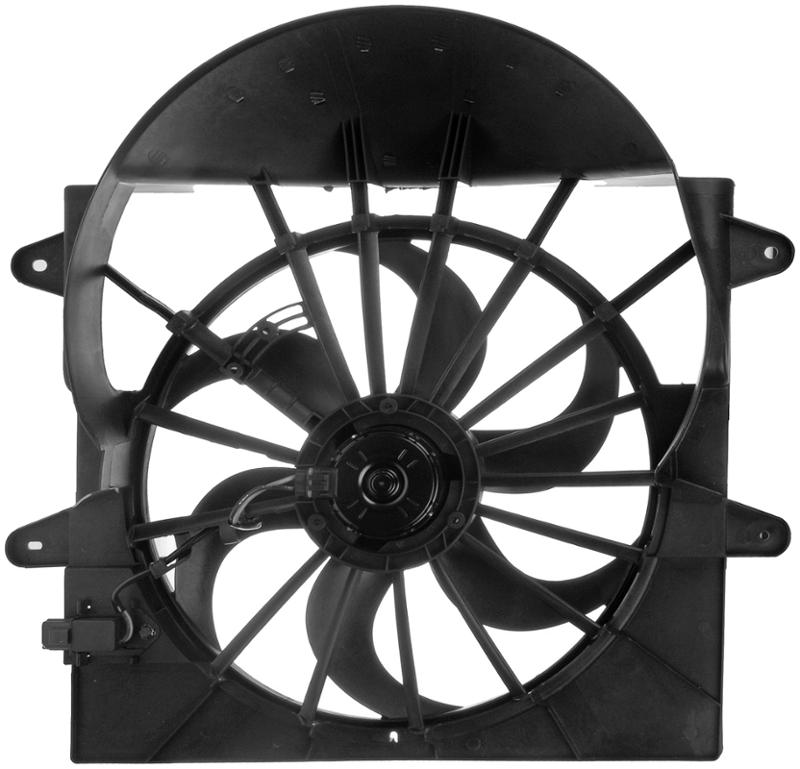 2008 Jeep Grand Cherokee A/C Condenser Fan Assembly Dorman 621403 image 3 of 4