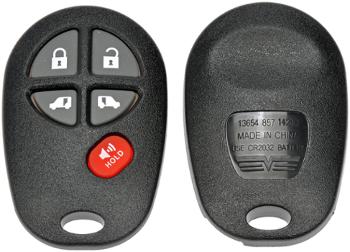 2008 Toyota Sienna Keyless Remote Case Dorman 13654 image 1 of 3