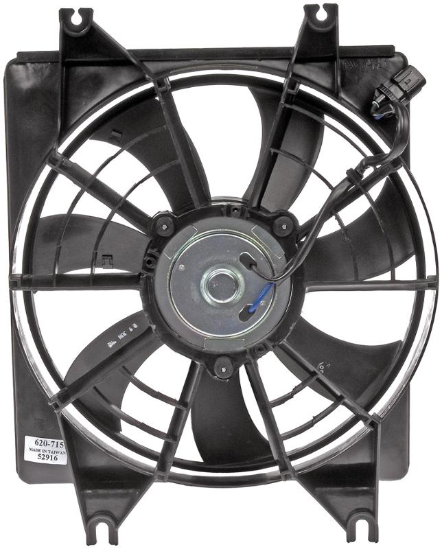 1998 Hyundai Accent A/C Condenser Fan Assembly Dorman 620715 image 1 of 2