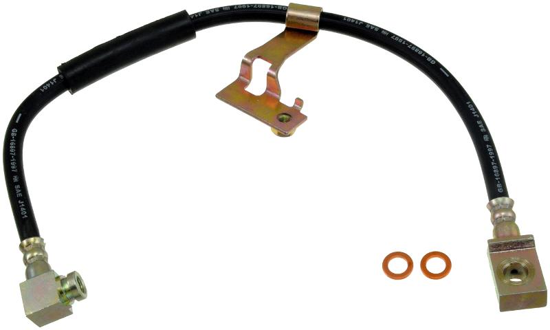 1987 Chrysler LeBaron Brake Hydraulic Hose Front Left Dorman H104352 image 2 of 3