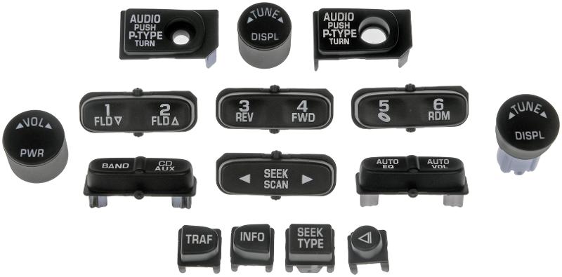 2003 Chevrolet Silverado 2500 Radio Knob Dorman 76822 image 1 of 1