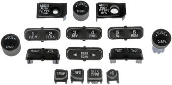 2005 GMC Envoy XUV Radio Knob Dorman 76822 image 1 of 1