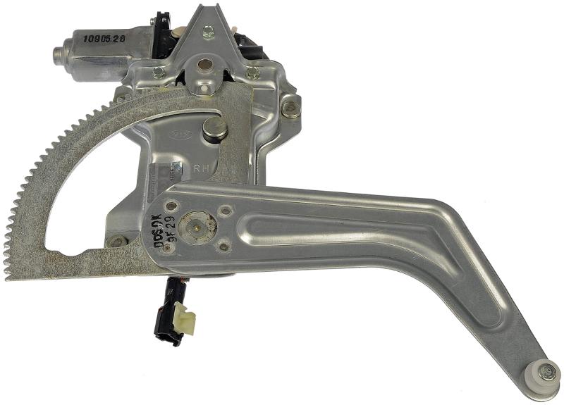 2004 Kia Rio Power Window Motor and Regulator Assembly Rear Right Dorman 748409 image 2 of 3