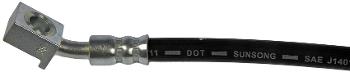 2008 Cadillac CTS Brake Hydraulic Hose Front Left Dorman H621195 image 3 of 3