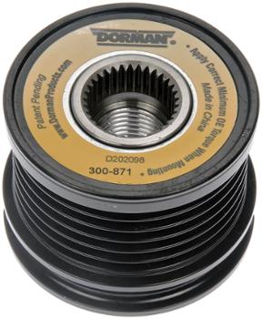 1999 Volkswagen Jetta Alternator Pulley Dorman 300871 image 2 of 2