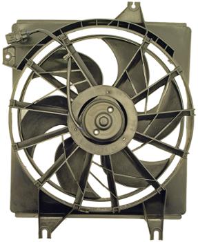 2001 Hyundai Tiburon Engine Cooling Fan Assembly Dorman 620720 image 4 of 4