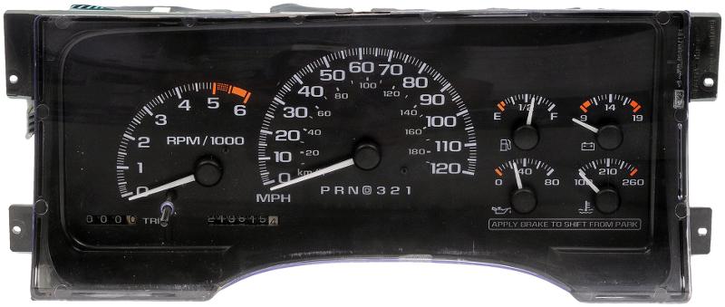 1998 Chevrolet Tahoe Instrument Cluster Dorman 599461 image 2 of 2