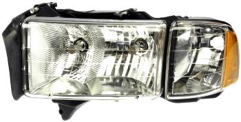 2001 Dodge Ram 2500 Headlight Assembly Left Dorman 1590468 image 1 of 1