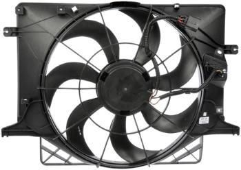 2012 Hyundai Genesis Coupe Engine Cooling Fan Assembly
