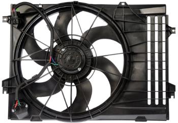 2007 Hyundai Tucson Engine Cooling Fan Assembly Dorman 620786 image 3 of 4