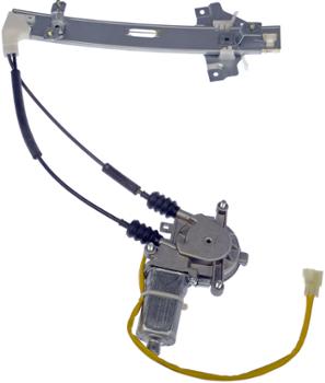 1999 Kia Sephia Power Window Motor and Regulator Assembly Rear Right Dorman 748381 image 4 of 4