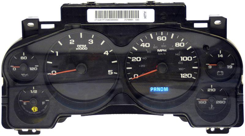 2007 GMC Sierra 2500 HD Instrument Cluster Dorman 599334 image 1 of 1
