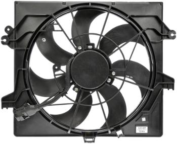 2013 Hyundai Veloster Engine Cooling Fan Assembly Dorman 620449 image 1 of 2