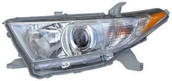 2010 Toyota Highlander Headlight Assembly Left Dorman 1592313 image 1 of 1