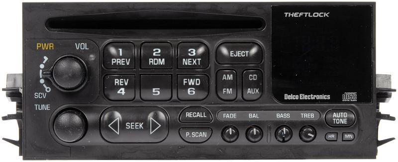 1998 Chevrolet S10 Radio Knob Dorman 76821 image 3 of 3