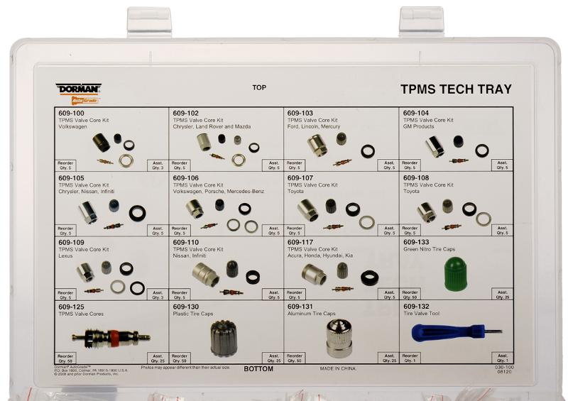 2007 BMW 760Li Tire Pressure Monitoring System Valve Kit Dorman 030100 image 3 of 4